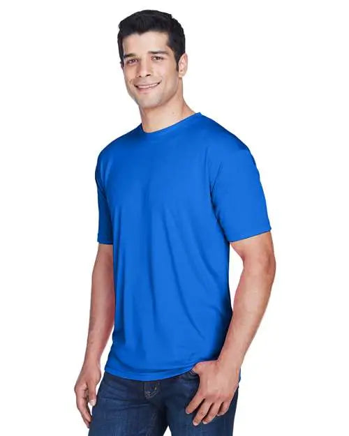 Ultraclub 8420u Men’s Cool & Dry Sport Performance Interlock T-shirt - 8420 - Royal