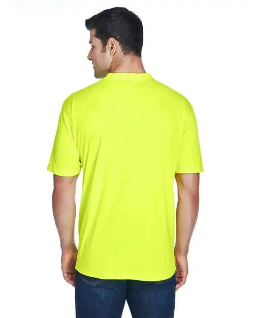 Ultraclub 8420u Men’s Cool & Dry Sport Performance Interlock T-shirt - 8420 - Bright Yellow