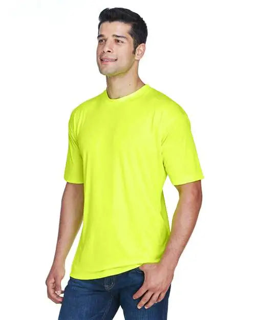Ultraclub 8420u Men’s Cool & Dry Sport Performance Interlock T-shirt - 8420 - Bright Yellow