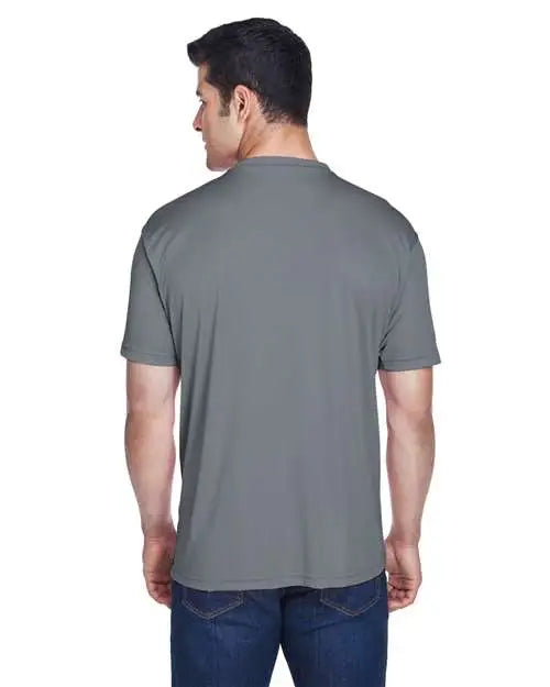 Ultraclub 8420u Men’s Cool & Dry Sport Performance Interlock T-shirt - 8420 - Charcoal