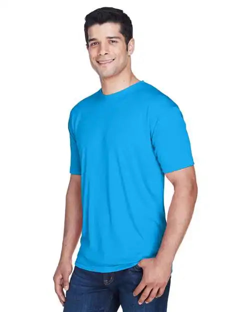 Ultraclub 8420u Men’s Cool &amp; Dry Sport Performance Interlock T-shirt - 8420 - Sapphire