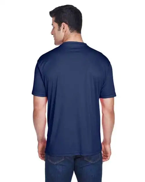 Ultraclub 8420u Men’s Cool &amp; Dry Sport Performance Interlock T-shirt - 8420 - Navy
