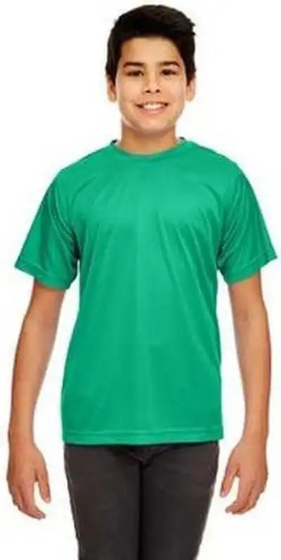 Ultraclub 8420y Youth Cool & Dry Sport Performance Interlockt Shirt Kelly