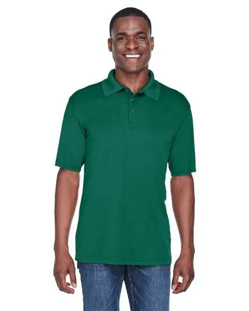Ultraclub 8425 Men’s Cool & Dry Sport Performance Interlock Polo - Forest Green