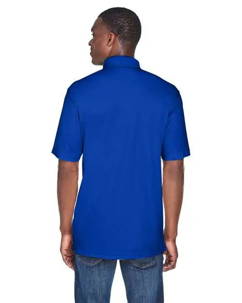 Ultraclub 8425 Men’s Cool & Dry Sport Performance Interlock Polo - Royal