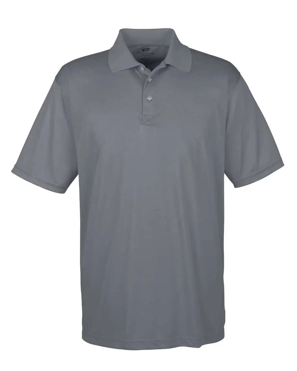 Ultraclub 8425 Men’s Cool & Dry Sport Performance Interlock Polo - Charcoal - Dark Gray / s
