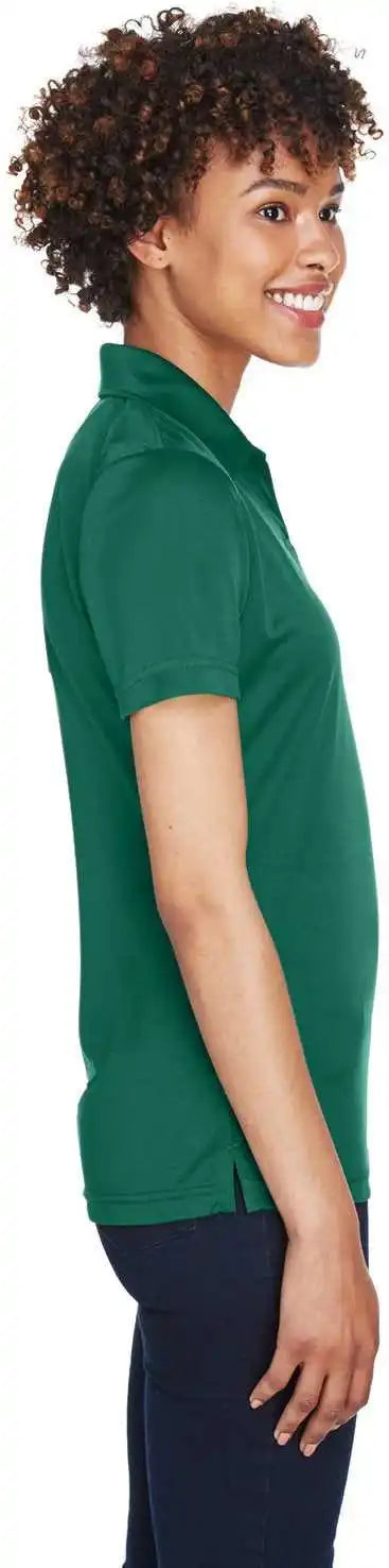 Ultraclub 8425l Ladies’ Cool & Dry Sport Performance Interlock Polo - Forest Green