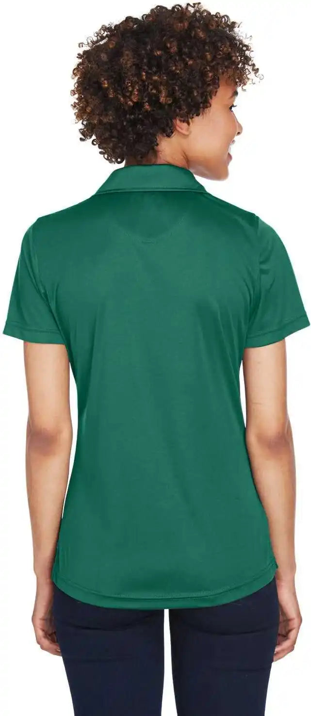 Ultraclub 8425l Ladies’ Cool &amp; Dry Sport Performance Interlock Polo - Forest Green