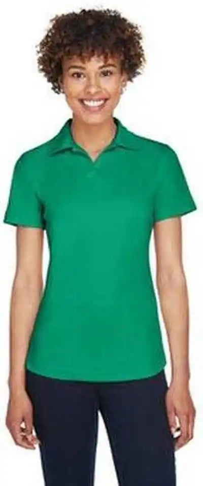 Ultraclub 8425l Ladies’ Cool &amp; Dry Sport Performance Interlock Polo Kelly