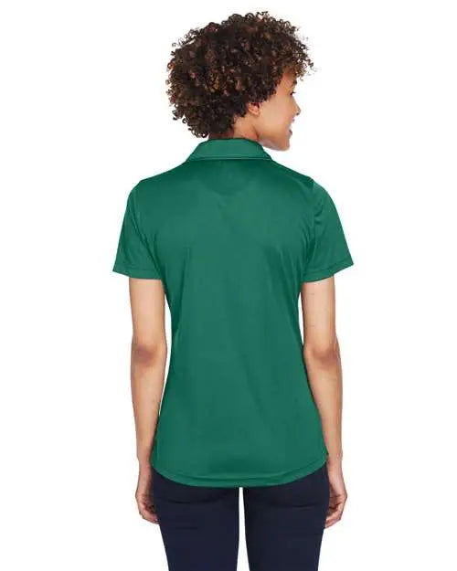 Ultraclub 8425l Women’s Cool & Dry Sport Performance Interlock Polo - Forest Green