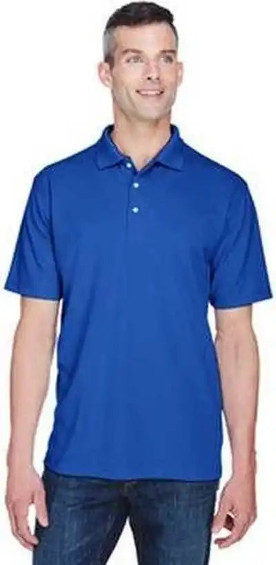 Ultraclub 8445 Men’s Cool & Dry Stain-release Performance Polo - Cobalt
