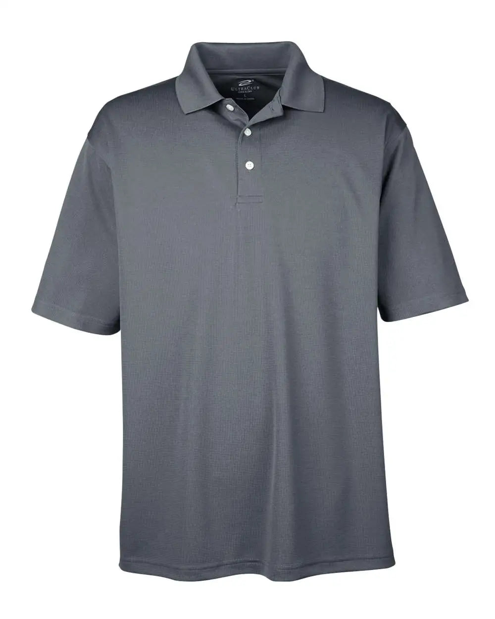 Ultraclub 8445 Men’s Cool & Dry Stain-release Performance Polo - Charcoal - Dark Gray / s