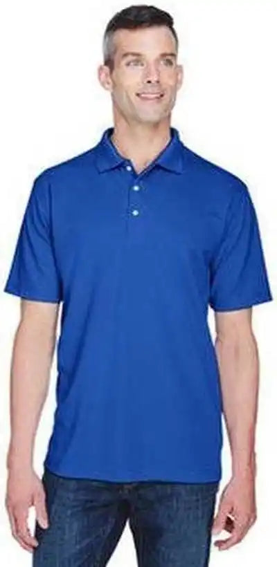 Ultraclub 8445 Men’s Cool & Dry Stain-release Performance Polo - Cobalt