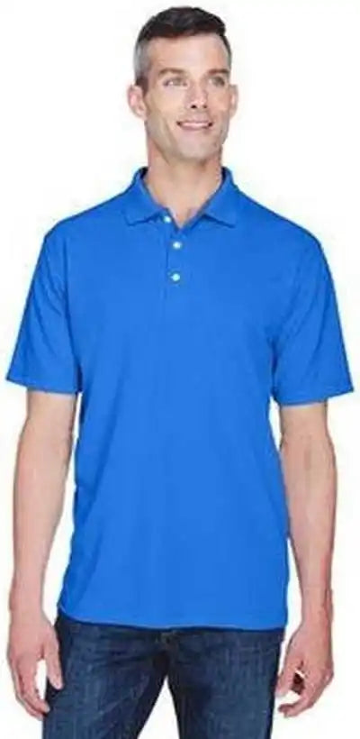 Ultraclub 8445 Men’s Cool &amp; Dry Stain-release Performance Polo - Royal