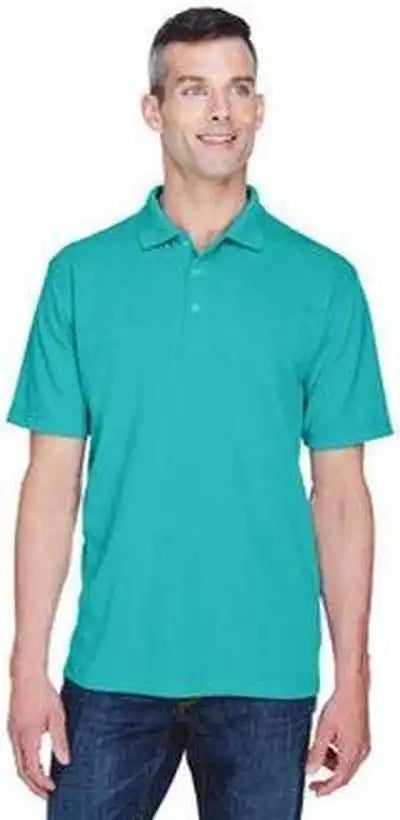 Ultraclub 8445 Men’s Cool &amp; Dry Stain-release Performance Polo - Jade