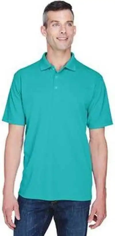 Ultraclub 8445 Men’s Cool &amp; Dry Stain-release Performance Polo - Jade