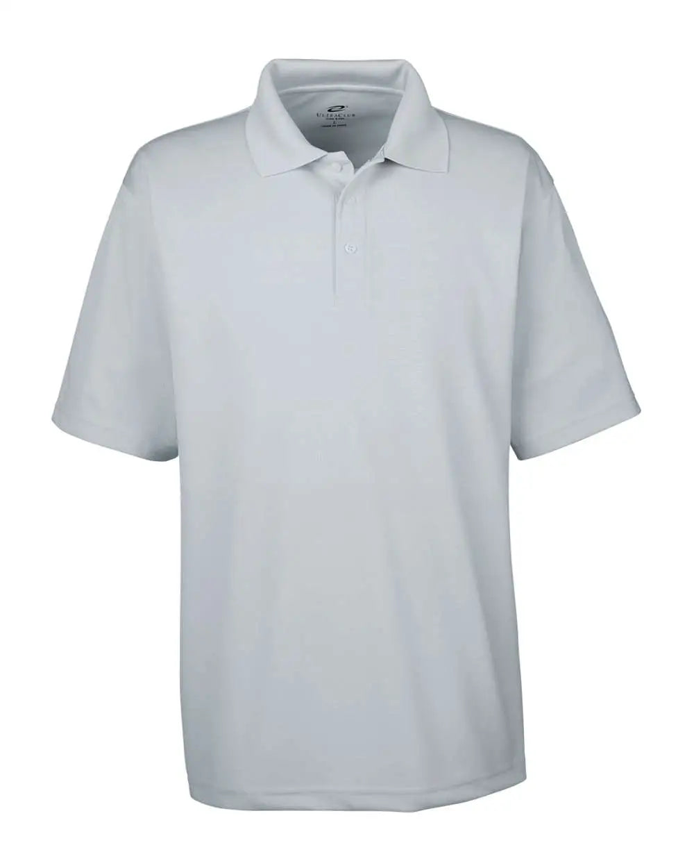 Ultraclub 8445 Men’s Cool & Dry Stain-release Performance Polo - Silver - Gray / s