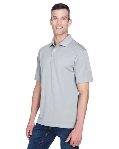 Ultraclub 8445 Men’s Cool & Dry Stain-release Performance Polo - Silver