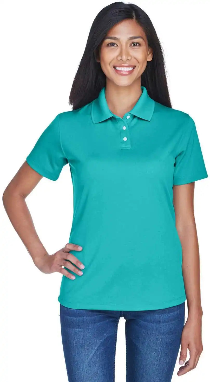 Ultraclub 8445l Ladies’ Cool &amp; Dry Stain Release Performance Polo Jade