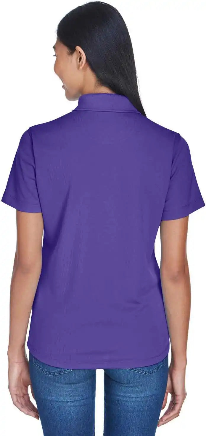 Ultraclub 8445l Ladies’ Cool &amp; Dry Stain Release Performance Polo Purple