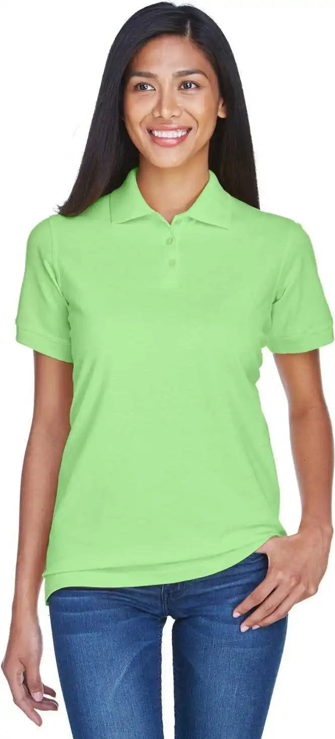 Ultraclub 8530 Ladies’ Pique Polo - Apple