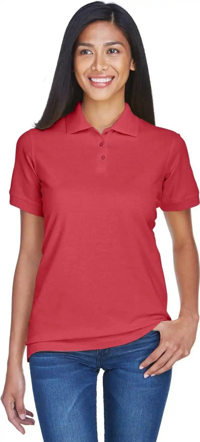 Ultraclub 8530 Ladies’ Pique Polo - Cardinal