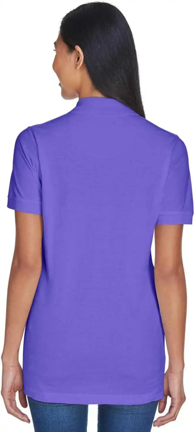 Ultraclub 8530 Ladies’ Pique Polo Purple
