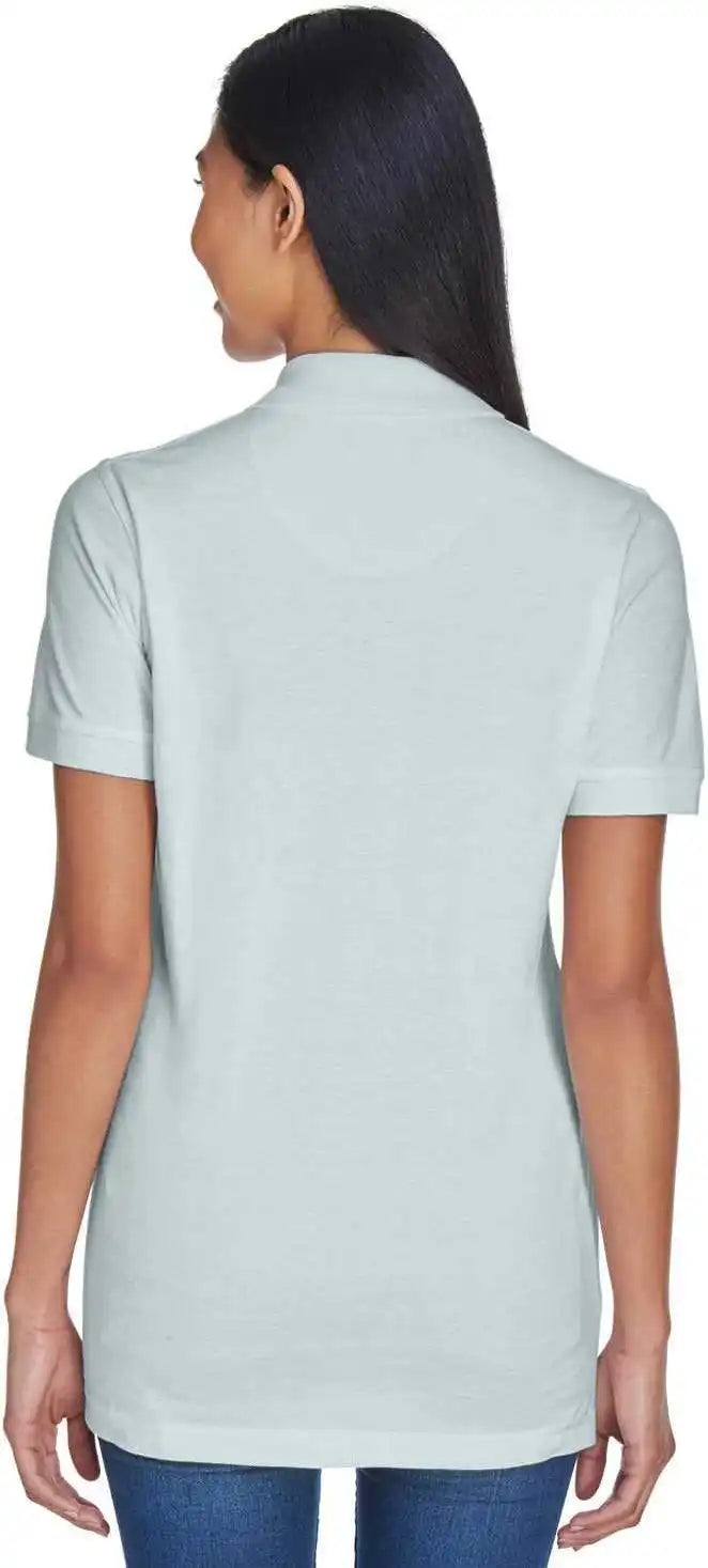 Ultraclub 8530 Ladies’ Pique Polo - Silver