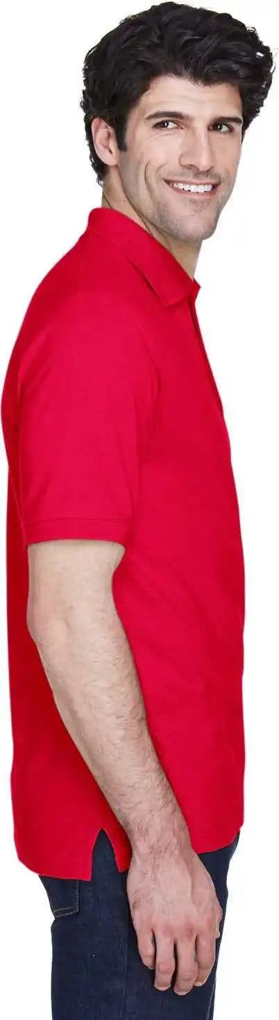 Ultraclub 8535 Men’s Pique Polo - Red