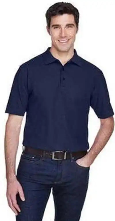 Ultraclub 8540 Men’s Whisper Pique Polo - Navy