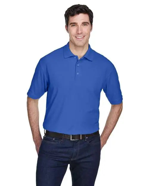 Ultraclub 8540 Men’s Whisper Piqué Polo - Royal
