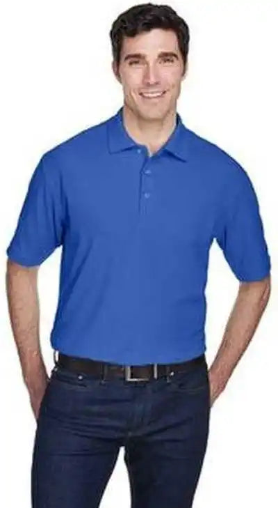 Ultraclub 8540 Men’s Whisper Pique Polo Royal
