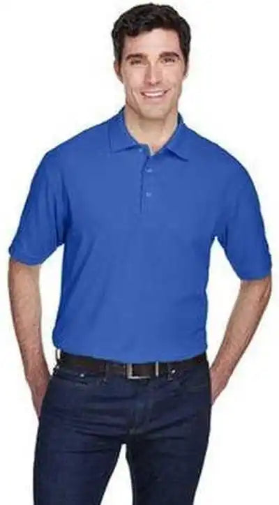 Ultraclub 8540 Men’s Whisper Pique Polo Royal
