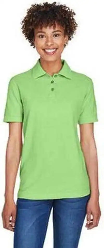 Ultraclub 8541 Ladies’ Whisper Pique Polo Apple