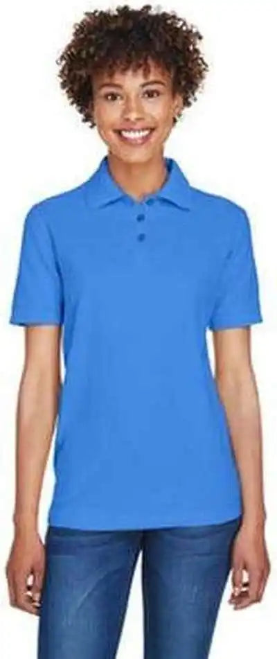 Ultraclub 8541 Ladies’ Whisper Pique Polo - French Blue