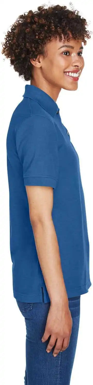 Ultraclub 8541 Ladies’ Whisper Pique Polo Indigo