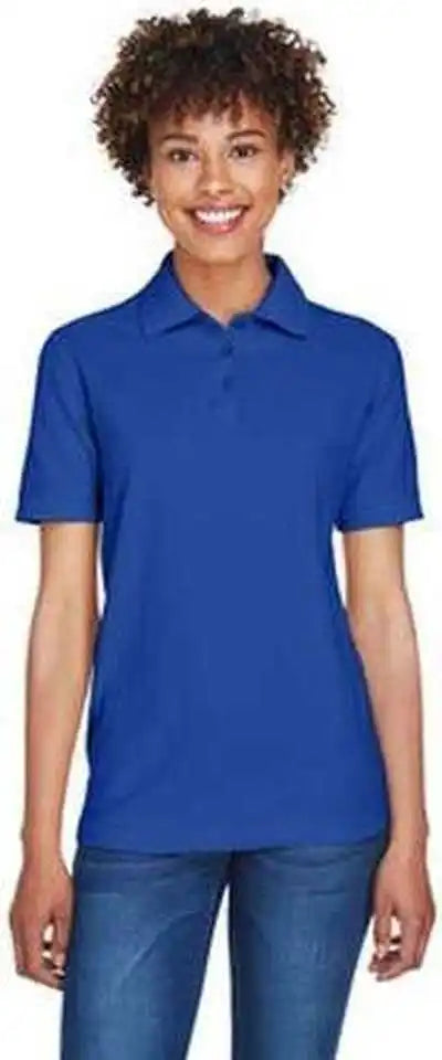 Ultraclub 8541 Ladies’ Whisper Pique Polo Royal
