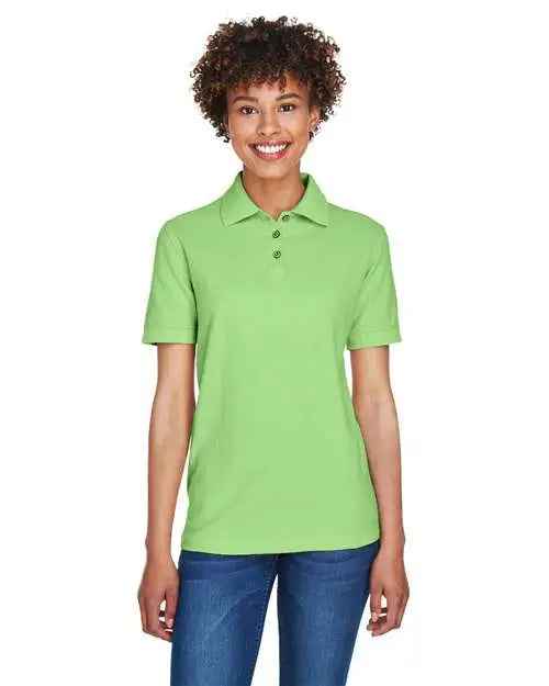 Ultraclub 8541 Women’s Whisper Pique Polo - Apple - Green / Xs