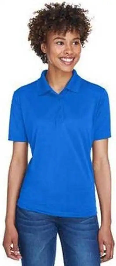 Ultraclub 8610l Ladies’ Cool &amp; Dry 8-star Elite Performance Interlock Polo - Royal