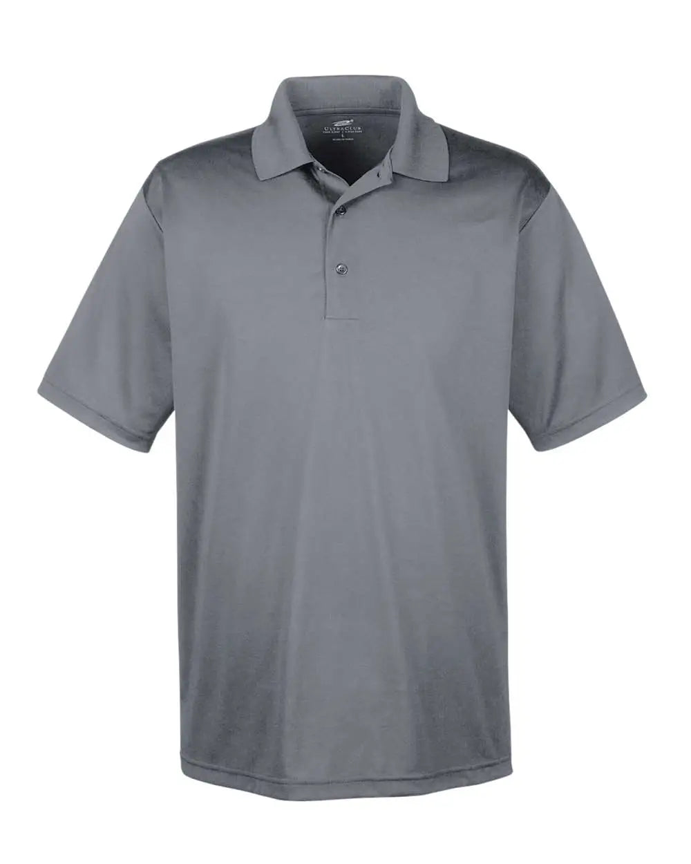Ultraclub 8610u Men’s Cool & Dry 8-star Elite Performance Interlock Polo - 8610 - Charcoal - Adult s