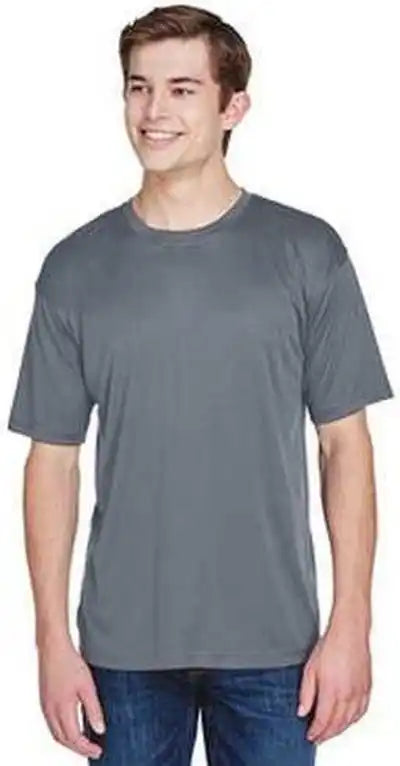 Ultraclub 8620 Men’s Cool &amp; Dry Basic Performance T-shirt - Charcoal