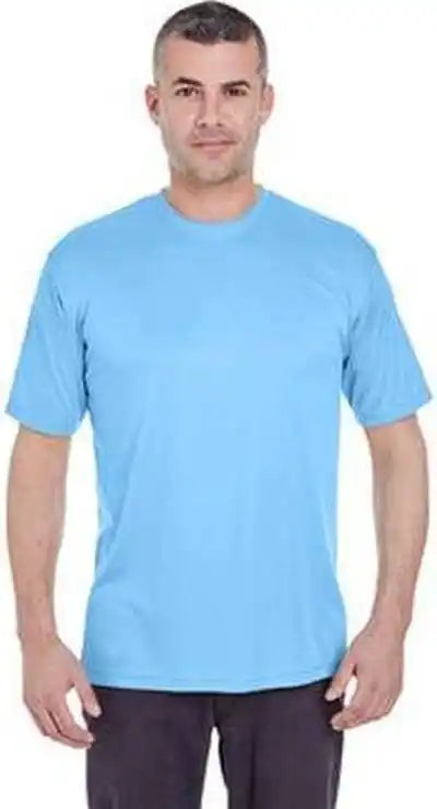 Ultraclub 8620 Men’s Cool &amp; Dry Basic Performance T-shirt - Columbia Blue