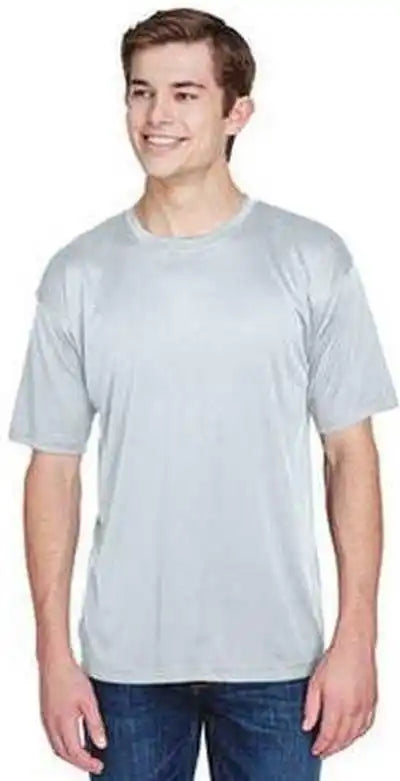 Ultraclub 8620 Men’s Cool &amp; Dry Basic Performance T-shirt - Gray