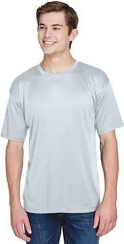 Ultraclub 8620 Men’s Cool &amp; Dry Basic Performance T-shirt - Gray