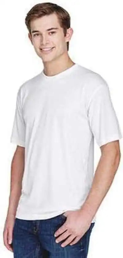 Ultraclub 8620 Men’s Cool &amp; Dry Basic Performance T-shirt - White