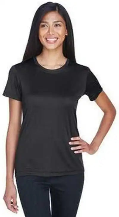 Ultraclub 8620l Ladies’ Cool & Dry Basic Performance T-shirt - Black