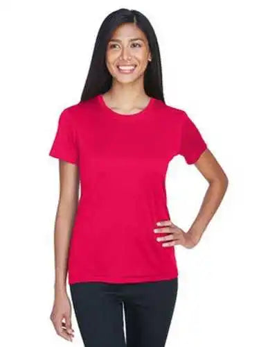 Ultraclub 8620l Ladies’ Cool & Dry Basic Performance T-shirt - Red