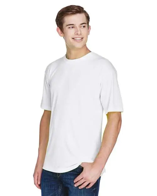 Ultraclub 8620u Men’s Cool & Dry Basic Performance T-shirt - 8620 - White