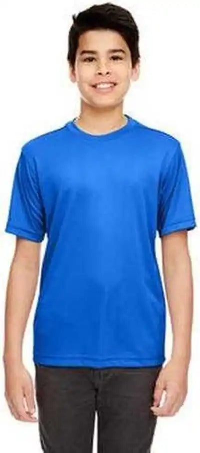 Ultraclub 8620y Youth Cool & Dry Basic Performance t Shirt Royal