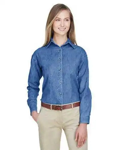 Ultraclub 8966 Ladies’ Cypress Denim - Indigo